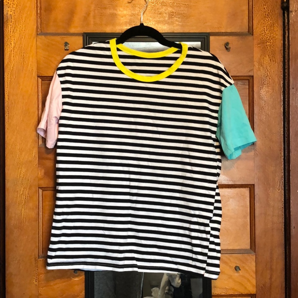 Color block t shirt